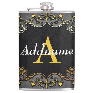 Jouw naam en initiaal toevoegen heupfles