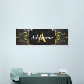 Jouw naam en initiaal toevoegen spandoek (Beurs)