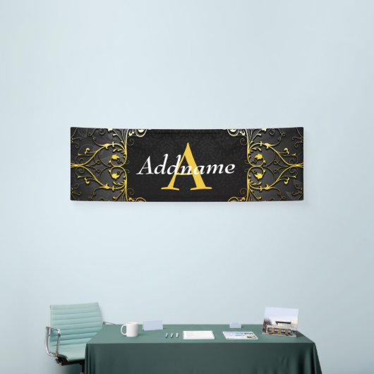 Jouw naam en initiaal toevoegen spandoek (Beurs)