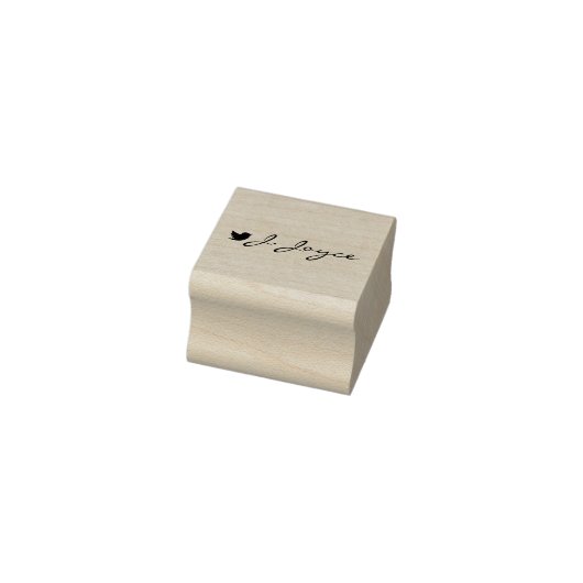 Jouw naam en side logo aangepaste scripthandtekeni 	rubberstempel (Stempel)