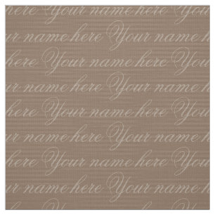 Jouw naam Fabric - Aangepaste naamsfuncties Stof