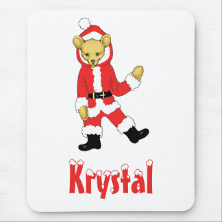 jouw naam hier! Aangepaste letter K Teddy Bear San Muismat