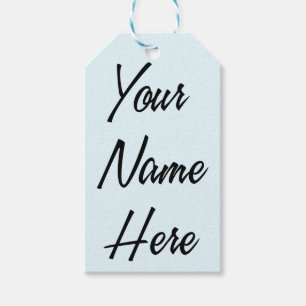 Jouw naam Hier Cadeau Label Set Cadeaulabel