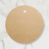 Jouw naam Hier Kraft  Honey Jar Label (Achterkant)