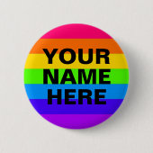 JOUW NAAM HIER RONDE BUTTON 5,7 CM (Voorkant)