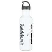 Jouw naam hier waterfles  (Achterkant)