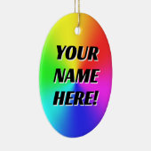 JOUW NAAM HIER! (Wijzig de woorden) Ornament (Rechts)