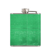 Jouw naam Irish Pub Green Heupfles (Achterkant)