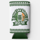 Jouw naam Irish Pub | Monogram Ierse bar (Voorkant)