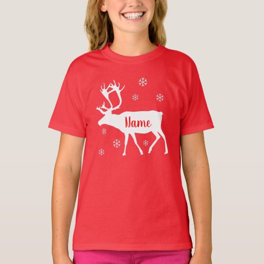 Jouw naam kerstmis shirt (Voorkant)