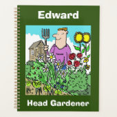 Jouw naam Keuze. Head Gardener Planner (Voorkant)
