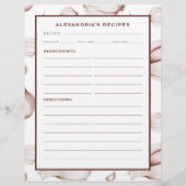 Jouw naam Knoflook Recipe Multomap Invoegen (Achterkant)