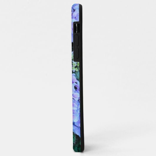 Jouw naam/LAVENDELBLAUWE HORTENSIA'S TOEVOEGEN Case-Mate iPhone Case (Achterkant/links)