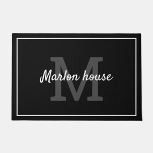 Jouw naam monogrammen deurmat