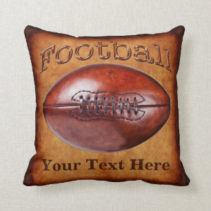JOUW NAAM, NUMMER Koudste  Football Pillow Kussen