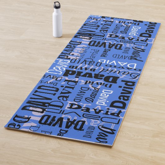 JOUW NAAM OP EEN JEUGD MATT  naamsteen Yogamat (In situ)