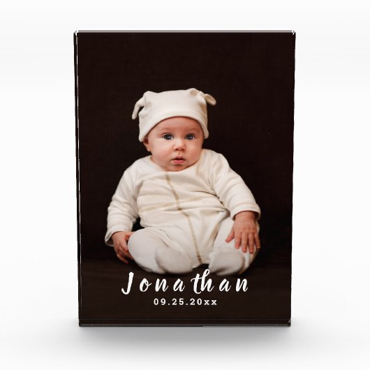 Jouw naam op maat fotoblokken (Voorkant)