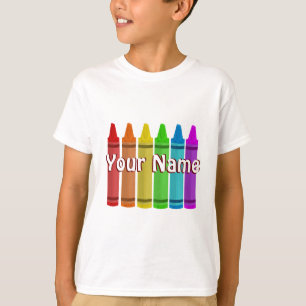 jouw naam over een Sjabloon van de Shirt