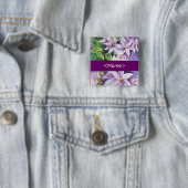 Jouw naam pin vierkante button 5,1 cm (In situ)