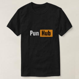 Jouw naam Pun Hub Meme Design T-Shirt