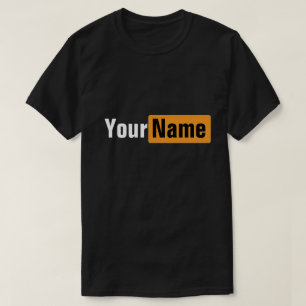 Jouw naam Pun Hub Meme Design T-Shirt