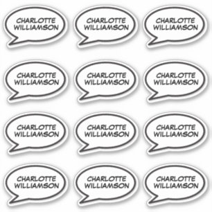 Jouw naam reportage beluisterboek sticker