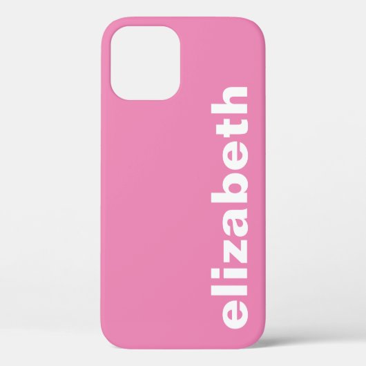 Jouw naam roze Case-Mate iPhone case (Achterkant)