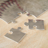 Jouw naam Sluiten Baseball - Kunstfoto Sport Legpuzzel (Zijkant)