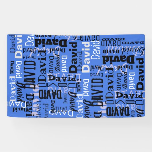 Jouw naam Teken Banner Corporate Birthday (Horizontaal)