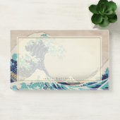 Jouw naam The Great Wave Japans Woodblock Post-it® Notes (Kantoor)