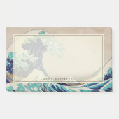 Jouw naam The Great Wave Japans Woodblock Post-it® Notes (Voorkant)