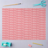Jouw naam tissuepapier - roze (Craft)