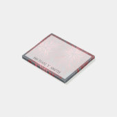 Jouw naam toevoegen | 2-up Dianthus II Post-it® Notes (Schuin)