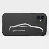jouw naam toevoegen - 350Z White Silhouette Logo Case-Mate iPhone Case (Achterkant (horizontaal))