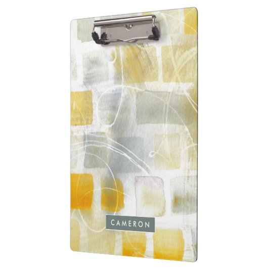 Jouw naam toevoegen | Abstract afdrukken van Carac Klembord (Links)