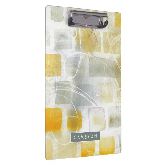 Jouw naam toevoegen | Abstract afdrukken van Carac Klembord (Rechts)