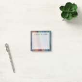 Jouw naam toevoegen | Abstract van regenbooggbomen Post-it® Notes (Kantoor)