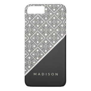 Jouw naam toevoegen Afrikaans Wilde Patroon iPhone 8 Plus / 7 Plus Hoesje
