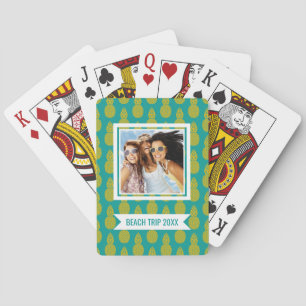 Jouw naam toevoegen   Ananas tropische vruchten Pokerkaarten