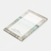 Jouw naam toevoegen | Aqua Horizon Post-it® Notes (Schuin)