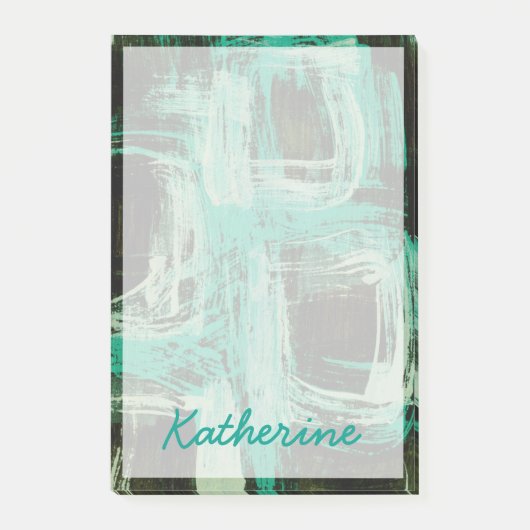 Jouw naam toevoegen | Aquamarine Windows I Post-it® Notes (Voorkant)