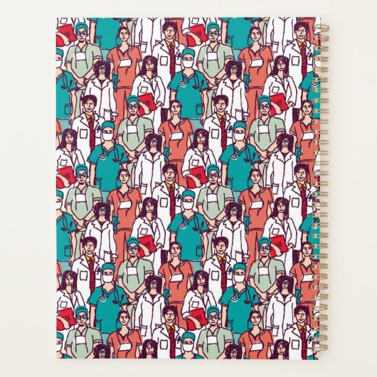 Jouw naam toevoegen | Arts- en chirurgische patroo Planner (Achterkant)