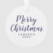 Jouw naam toevoegen | Beste leraar ooit Ornament (achterkant)