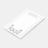 Jouw naam toevoegen | Beste vrienden Post-it® Notes (Schuin)