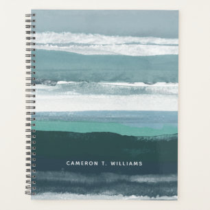 Jouw naam toevoegen   Blauwgroen Zee Planner