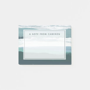 Jouw naam toevoegen   Blauwgroen Zee Post-it® Notes