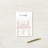 Jouw naam toevoegen | Bloemkwekerijbossen Post-it® Notes (Op bureau)