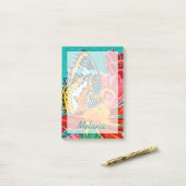Jouw naam toevoegen | Botervlieg met bestemming I Post-it® Notes (Op bureau)