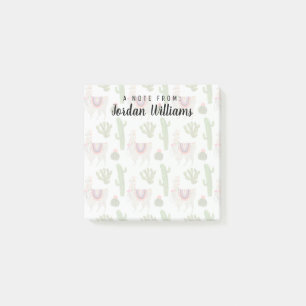 Jouw naam toevoegen Collectie Llamarama Cactus Post-it® Notes