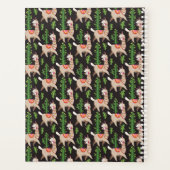 Jouw naam toevoegen | Cute Decorated Llamas Patter Planner (Achterkant)